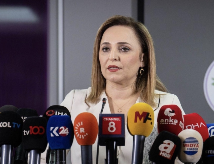 DEM Parti’den erişim engellerine tepki Ayşegül Doğan’dan “barış ve demokrasi” vurgusu