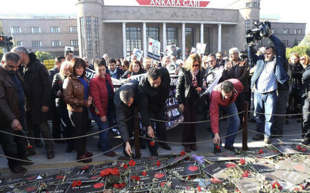 10 EKİM ANKARA GAR KATLİAMI’NIN 11. YILINDA ADALET ÇIĞLIĞI 104 CAN UNUTULMADI