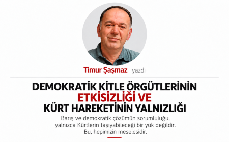 DEMOKRATİK KİTLE ÖRGÜTLERİNİN ETKİSİZLİĞİ VE KÜRT HAREKETİNİN YALNIZLIĞI
