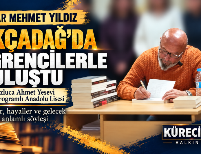 Yazar Mehmet Yıldız, Akçadağ’da öğrencilerle buluştu: Kitaplar, hayaller ve gelecek üzerine anlamlı söyleşi